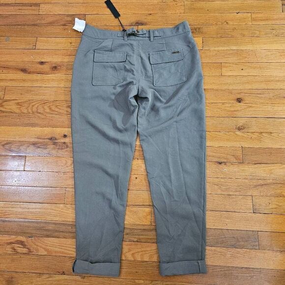 Joe's Jeans Ankle Pants Size 29 Midi Rise Green Slim Leg - Picture 2 of 11